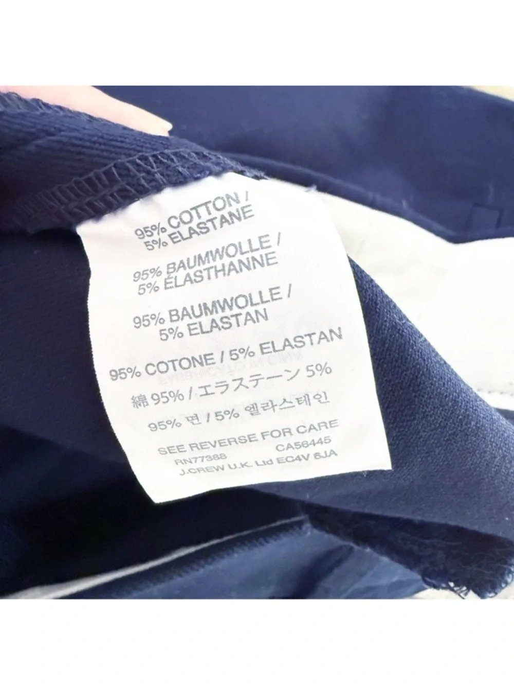 NWT‎ J Crew Women Minnie Pants Slim Navy Sz 4 Classic Nautical Office Minimalist